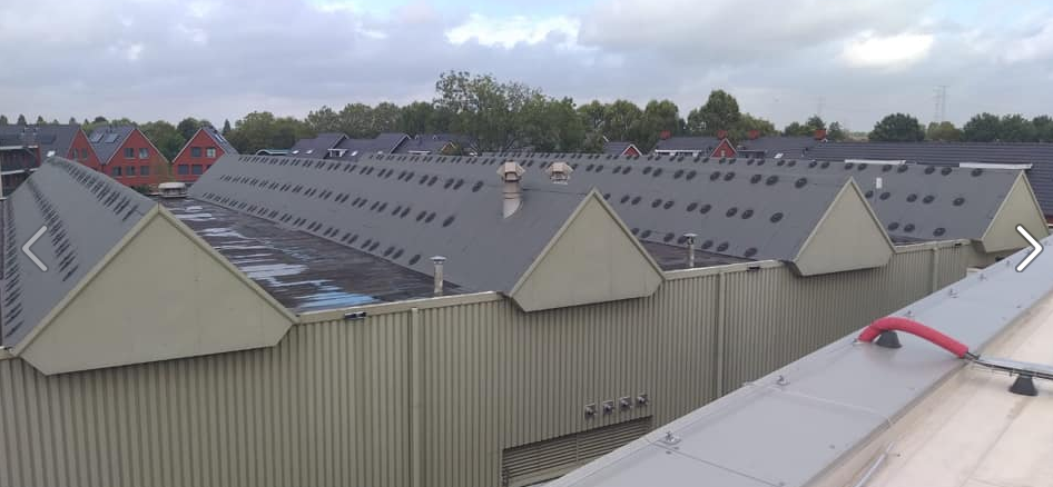 mounting anchors on pitched roof with bitumen